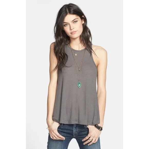 Free People | Ribbed Knit Swing Tank - Picture 7 of 7